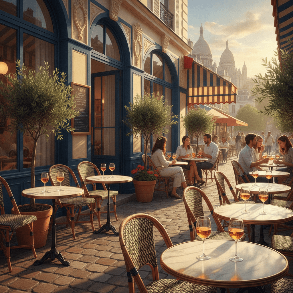 Terrasse estivale